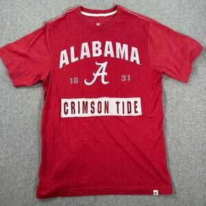 Alabama Crimson Tide Colosseum Short Sleeve Tee Shirt Mens Small Bama Distressed